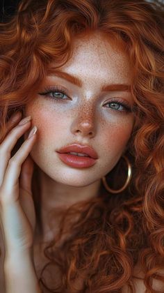 Ginger Hair With Blue Eyes, Makeup For Blue Eyes Red Hair, Red Hair Eyebrows, Beautiful Red Head Woman, Red Head Makeup, Redhead Wallpaper, Redhead Inspiration, Makeup For Redheads