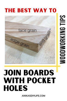 the best way to join boards with pocket holes is by joining them in two different ways