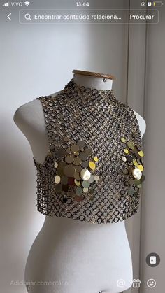 Chainmail Clothing, Sparkle Outfit, Macrame Dress, Diy Clothes Design, Fashion Design Clothes, Clothing Hacks, Rave Outfits, Fashion Photoshoot, Mode Inspiration