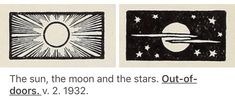 the sun, the moon and the stars out - of doors v 2 1932