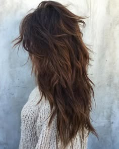 long wolf cut haircut, long wolf cut hair, wolfcut hair long, wolf cut long hair Hairstyles Crochet, Layered Haircuts With Bangs, Haircuts For Long Hair With Layers, Long Shag, Long Layered Haircuts, Shag Haircut, Haircuts For Long Hair