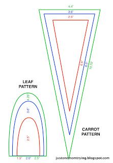 the diagram shows how to make a triangle shape with different colors and shapes for each corner