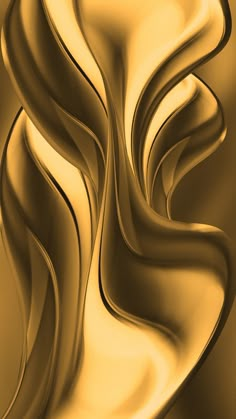 an abstract gold background with wavy lines