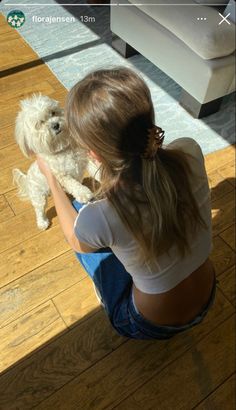 Friend Zone, White Dog, Girl Next Door, 귀여운 동물, Book Aesthetic, Hair Looks, Ideas Style, Home Ideas