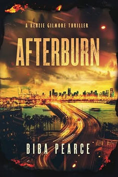 a book cover for the novel afterburnn by bida perce with an image of