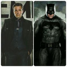 two different pictures of the same batman character