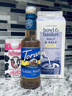 the ingredients to make this dish include toranie, brown sugar, and milk