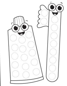 two pencils with faces and eyes are cut out to make the shape of an object