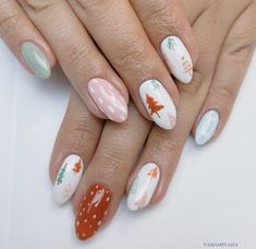 Holiday Nails Winter, Manicure Nail Designs, Stylish Nails Designs, Grunge Nails, Seasonal Nails, Cute Gel Nails, Nail Tattoo, Nail Styles, Get Nails