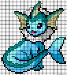 an image of a pixel art style pokemon character