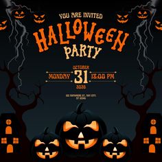 Animated Halloween, Spooky Party, Halloween Invitation, Halloween Party Invitation, Invitation Video, Event Video, Spooky Designs, Halloween Invitations