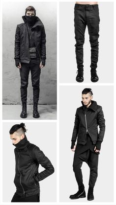 Unusual Clothes, Armor Clothing, Black Hoodie Men, Men Fashion Casual Shirts, Futuristic Fashion, Mens Fashion Classy, Total Look