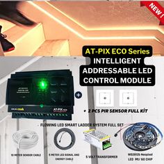 an advertisement for a wireless control system with instructions on how to install the circuit board