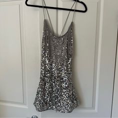 Tag Is Cut, Never Been Worn. Perfect For New Years! Sequence Mini Dress, B Day Dress, Fringe Mini Dress, Friends Dresses, Casino Night, Lovers And Friends, Day Dress, Day Dresses, Casino