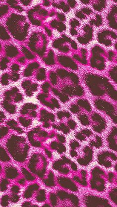 an animal print pattern is shown in pink and brown colors on a dark background with white spots