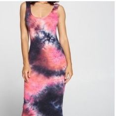 Brand New Tie Dye Midi Dress Bought From Small Boutique Size Small, Med, Large, Let Me Know Which You'd Like Super Soft And Comfy Has Quite A Lot Of Stretch This Dress Is Beyond Words Soft Small Boutique, Beyond Words, Buy Dress, Pink Ladies, Colorful Dresses, Tie Dye, Midi Dress, Let Me, Dye