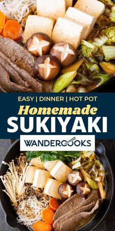 Gather your friends and family for this cozy winter warmer – sukiyaki! This popular Japanese hot pot packed with beef, noodles and veggies is one of our favourite experiences when in Osaka. If you want an easy Asian dinner recipe - this is it!