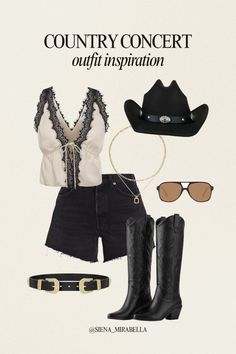 casual cowgirl aesthetic, date night outfit idea or country concert outfit idea, casual dinner outfit, summer outfit ideas, concert outfit 🖤 click the link to shop this outfit inspo! Black Denim Country Outfit, Cowboy Boot Fashion Outfits, Country Concert Outfit Night, Western Inspo Outfits, Billy Strings Concert Outfit, Kelsea Ballerini Concert Outfit Ideas, Post Malone Outfits Concert, Bailey Zimmerman Concert Outfit