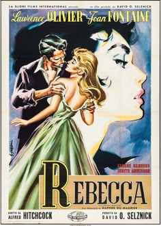 a movie poster for the film re bebeca starring actors, from left to right