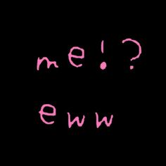 the words mean we are written in pink on a black background