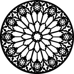 a circular design with flowers and leaves in the center, vintage line drawing or engraving illustration