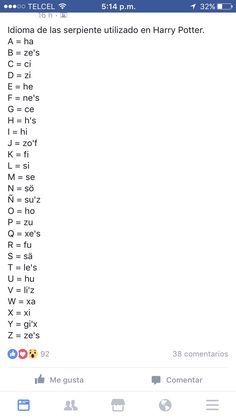 an iphone screen showing the spanish language for harry potter