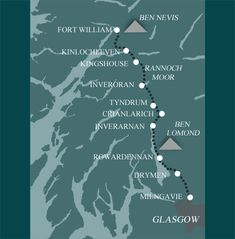 a map showing the location of several rivers