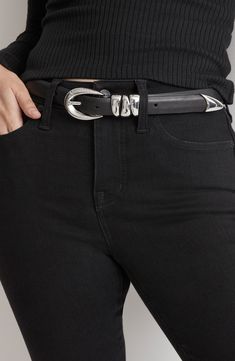 Meet Madewell's chunkiest metal belt ever, crafted from smooth leather for a superdressy feel. 3/4" belt width Leather Imported 2024 Wishlist, Swimsuit Cover Up Dress, Silver Belt, Metal Belt, Madewell Denim, Leather Belts, Casual Denim, Style Board, Smooth Leather