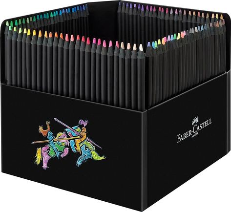 Faber-Castell Black Edition 116411 Colouring Pencils, Pack of 100, Shatterproof, for Children and Adults : Amazon.ca: Office Products Lapis Faber Castell, Faber Castell Pencil, Art Supplies List, Business Pens, Exercise Book, Pencil Writing, Pens And Pencils, Stationery Organization, Writing Supplies