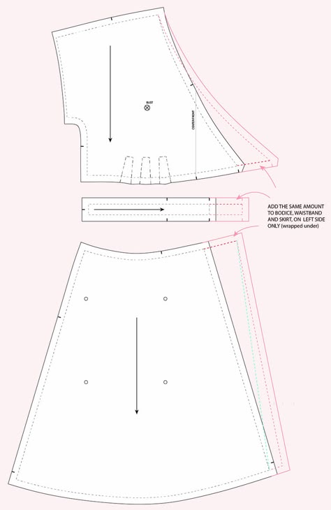 Fitting Adjustments for the Elodie Wrap Dress | Closet Core Patterns Wrap Dress Alterations, Wrap Dress Pattern Drafting, Easy Wrap Dress Pattern, Wrap Dress Pattern Sewing, Wrap Around Dress Pattern, Wrap Dress Pattern Free, Elodie Wrap Dress, Wrap Dresses Diy, Diy Wrap Dress