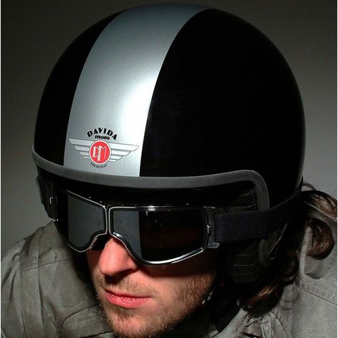 Crash Helmet, Motorbike Helmets, Open Face Motorcycle Helmets, Triumph Cafe Racer, Roland Sands Design, Motorcycle Equipment, Vintage Helmet, Bike Helmets, Motorcycle Goggles