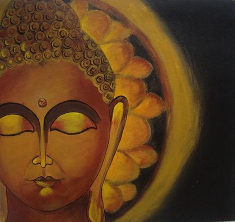 Check out this item in my Etsy shop https://www.etsy.com/in-en/listing/881730946/buddha-acrylic-painting-on-canvas Painting Ideas Nature Easy, Painting Ideas Nature, Buddha Painting On Canvas, Buddha Spiritual, Wall Art Buddha, Buddha Canvas Art, Buddha Painting Canvas, Buddhist Art Drawing, Buddha Canvas