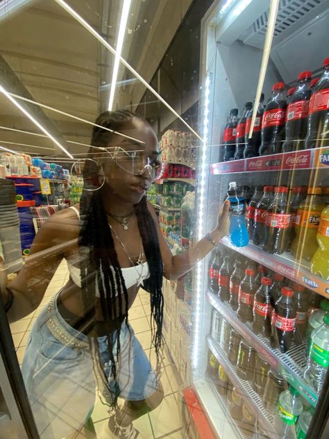 Supermarket photoshoot Grocery Store Instagram Pics, Bodega Aesthetic Photoshoot, Grocery Shop Photoshoot, Walmart Photoshoot Ideas, Aesthetic Grocery Store Pictures, Convenience Store Aesthetic Photoshoot, Corner Store Photoshoot Ideas, Liquor Store Photoshoot Aesthetic, Grocery Shopping Photoshoot