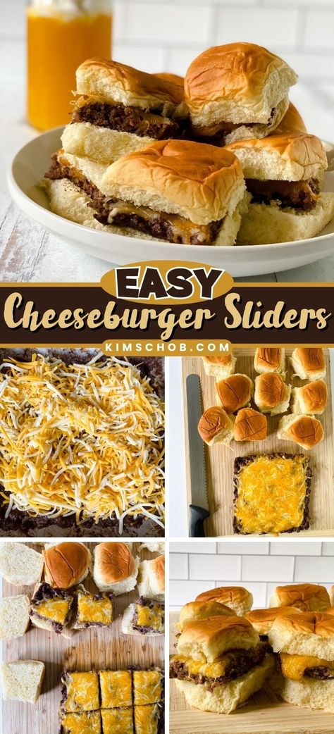 What's better than a cheeseburger? Cheeseburger Sliders, of course! These little slider burgers are the perfect party food. Easy Hamburger Sliders Hawaiian Rolls, Simple Sliders Recipes, Hamburger Sliders Recipes Hawaiian Rolls, Hawaiian Roll Burger Sliders, Picnic Sliders, Sliders Recipes Hawaiian Rolls Hamburger, Mini Burgers Party, Easy Burger Sliders, Hawaiian Bread Sliders