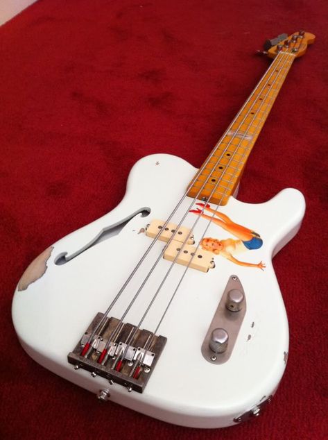 Telecaster Bass Guitar, Telecaster Bass, Banjo Tabs, Fender Precision Bass, Cheap Guitars, Guitar Finishing, Guitar Electric, Fender Guitar, Guitar Building