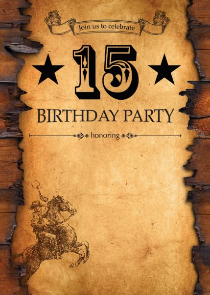 15ª Invitación al cumpleaños occidental | Zazzle.com Western Birthday, 15th Birthday, Casino, Birthday Party, Angel, Collage, Birthday, Pins, Quick Saves