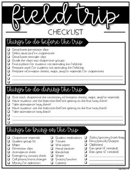 Field Trip Checklist #Teach #Teaching #ClassroomManagement Field Trip Checklist, Trip Necessities, Trip Planning Checklist, Trip Checklist, Packing List Template, Teacher Checklist, Rude Words, Travel Preparation, School Field Trip