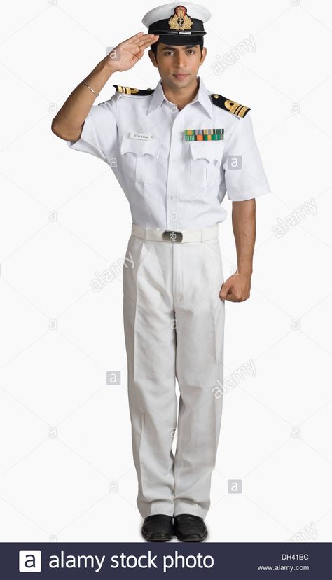 Download this stock image: Portrait of a navy officer saluting - DH41BC from Alamy's library of millions of high resolution stock photos, illustrations and vectors. Hanuman Hd, Hanuman Hd Wallpaper, Human Reference, Hd Wallpaper, Chef's Jackets, Photo Image, Lab Coat, High Resolution, Stock Images