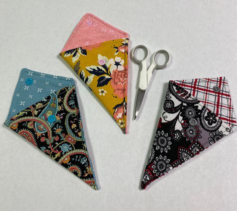 Scissors Cover, Scissor Pouch, Scissor Keeper, Small Scissors, Scissor Fob, Embroidery Scissors, Needle Book, Custom Book