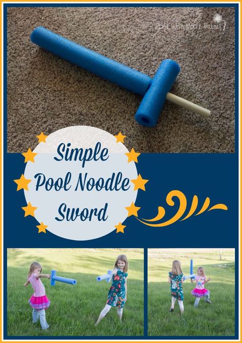 Make Your Own Simple Pool Noodle Swords    Could we do this without the sticks?  Dollar Tree has noodles for $1 and should make at least 2 from each 1mo Healthy Breakfast Ideas For Diabetics, Breakfast Ideas For Diabetics, Quick Healthy Breakfast Ideas, Diabetics Recipes, Kingdom Vbs, Simple Pool, Medieval Party, Bible School Crafts, Pool Noodle