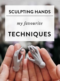 Sculpting Hands, Sculpting Tutorials, Doll Making Tutorials, Sculpture Techniques, Polymer Clay Sculptures, Tanah Liat, Polymer Clay Dolls, Sculpting Clay, Clay Dolls