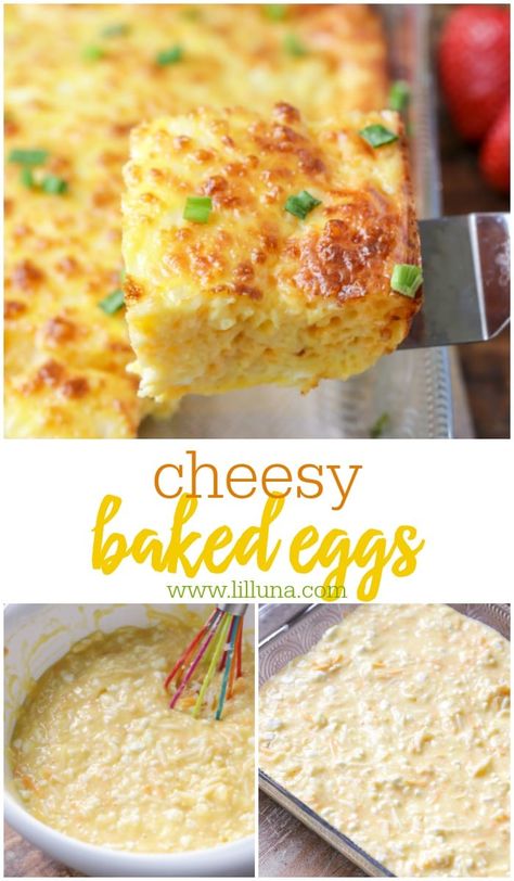 Egg Dishes For Brunch Casseroles, Cheesy Eggs Casserole, Keto Baked Eggs, Healthy Baked Eggs, Best Egg Casserole Ever, German Baked Eggs, Recipes With Eggs Breakfast, Baked Egg Recipes For Dinner, Baked Egg Casserole Easy Recipes