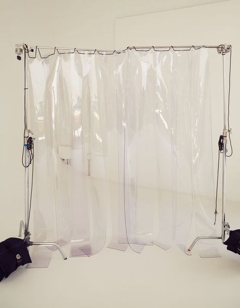 Curtain Installation, Plastic Curtains, Foto Tips, Photoshoot Concept, Studio Setup, Hide And Seek, Stage Design, Photoshoot Inspiration, Exhibition Design