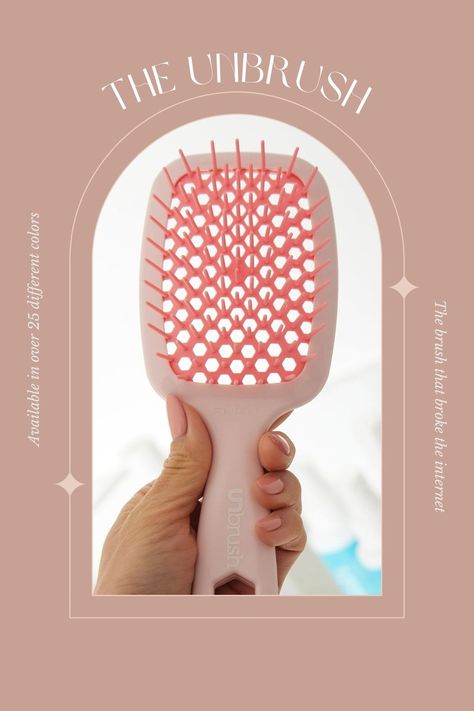 I'm sure you've heard of the infamous Unbrush by now. And if you haven't snagged one for yourself yet, here's your chance! Available in over 25 different colors, I am the happy owner of 3 myself. 

This pin contains an Amazon Affiliate link. Detangling Hair Brush, Detangling Brush, Hair Detangler, Pain Free, Brushing, Dry Hair, Infamous, Hair Brush, Hair Types