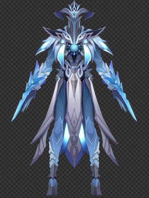 Ice Armor Concept Art, Abyss Herald Genshin Impact, Abyss Herald, Snow Warrior, Ice Elemental, Star Train, Genshin Oc, Destiny Child, Bedroom Floor Plans