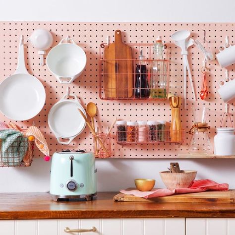 clever storage ideas for small kitchens pegboard for kitchen untensills Kitchen Pegboard Ideas, Kitchen Pegboard, Kitchen Cabinet Storage Solutions, Small Kitchen Ideas On A Budget, Pegboard Kitchen, Pegboard Ideas, Cabinet Storage Solutions, Pegboard Storage, Diy Kitchen Backsplash