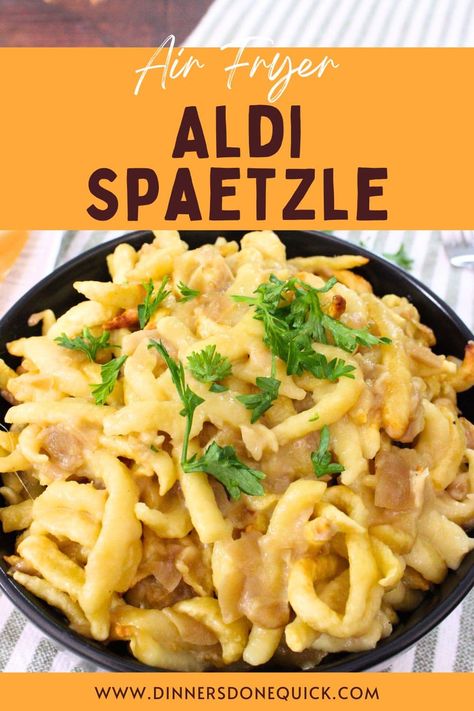 Ready to savor the taste of Germany at home? Dive into my quick and easy Air Fryer Aldi Spaetzle recipe! Transform your dinner routine from mundane to magical in just 10 minutes. Get the recipe now and upgrade your culinary skills today. ✨ Aldi Spaetzle, Aldi Spaetzle Recipe, How to Cook Aldi Spaetzle, Air Fryer Aldi Spaetzle, Spaetzle, How to Cook Spaetzle, Aldi Cheesy Spaetzle, Fall Recipes, Oktoberfest Recipes, Spaetzle Ideas, German Food, German Side Dishes, Air Fryer Spaetzle Speatzle Recipe Germany, Spatzel Recipes Easy, Alpine Recipes, Spetzel Recipe, Side Dishes Air Fryer, Speatzle Recipe, Oktoberfest Recipes, German Side Dishes, Spaetzle Recipe