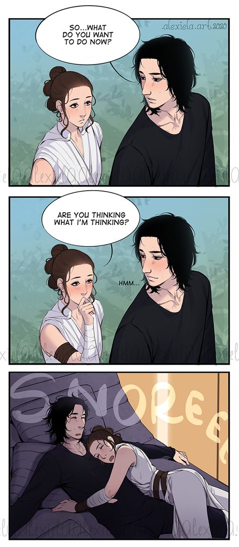 Reylo Fanart Comic, Rey X Kylo Ren, Selkie Story, Reylo Fanart, Star Wars Couples, Kylo Ren And Rey, Ben Solo, Star Wars Love, Star Wars Drawings