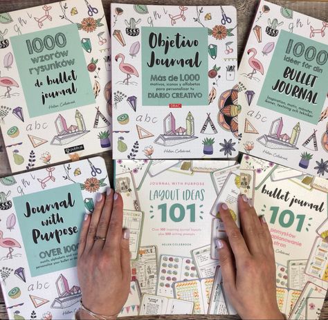 I now have two journaling books out, to give you lots of ideas and inspiration ✨ #journal #journaling #bulletjournaling Smash Book Diy, Helen Colebrook, Diy Journals, Planning Routine, Inspiration Journal, Journal Layouts, What To Write About, Dot Journals, Creative Journal