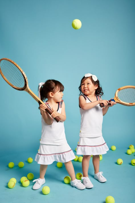 Kid Reference, Tennis Shoot, Tennis Photoshoot, Morning Exercise, Retro Tennis, Kids Inspo, Model School, Kids Gym, Kids Sportswear